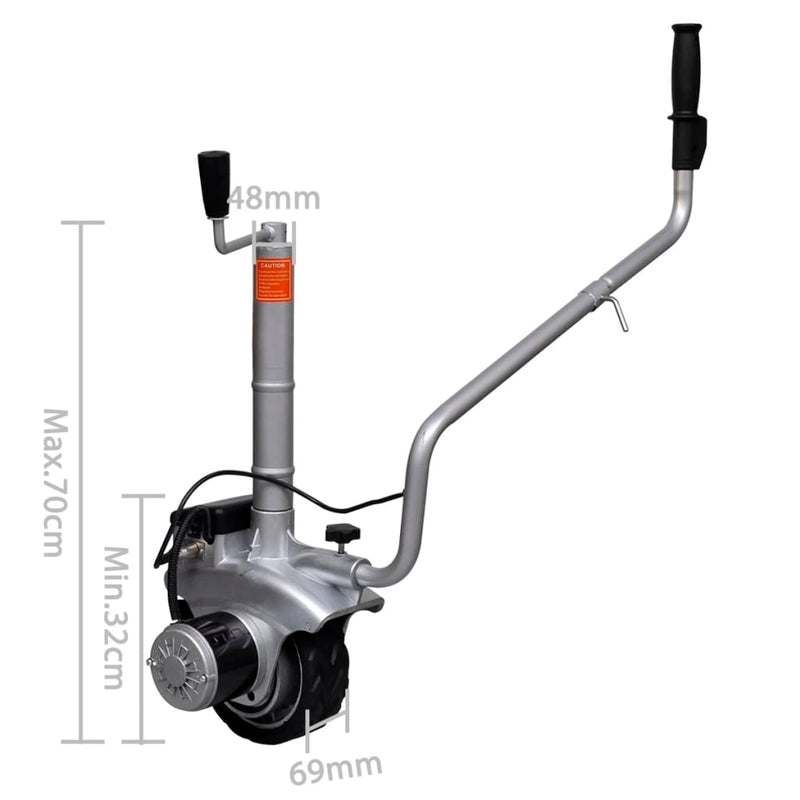 Aluminium Motorised Jockey Wheel Trailer Mover 12 V 350 W