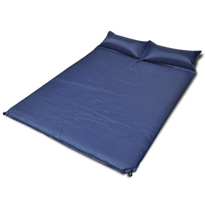 vidaXL Black Self-inflating Sleeping Mat 190x130x5 cm (Double)
