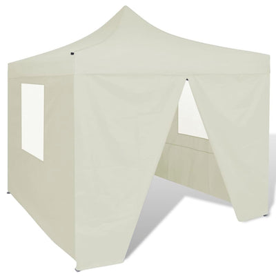 vidaXL Blue Foldable Tent 3 x 3 m with 4 Walls