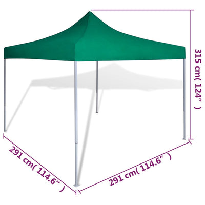 vidaXL Blue Foldable Tent 3 x 3 m