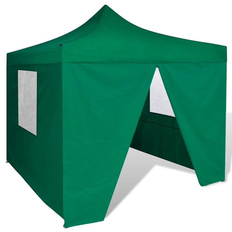 vidaXL Blue Foldable Tent 3 x 3 m with 4 Walls
