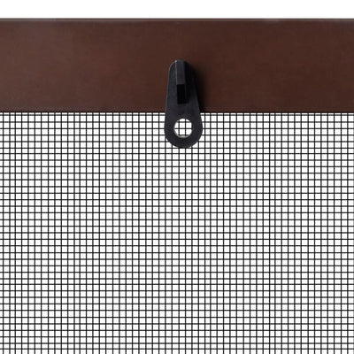 Brown Insect Screen for Windows 130 x 150 cm