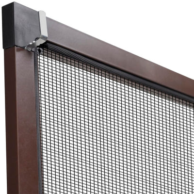 Brown Insect Screen for Windows 130 x 150 cm