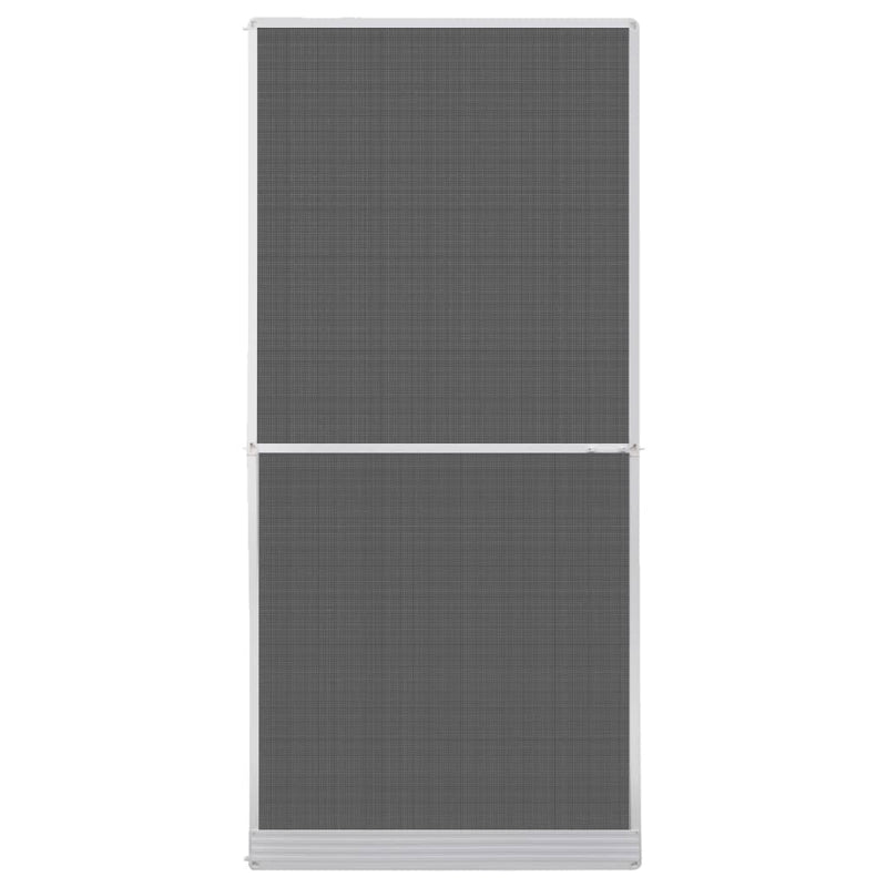 White Hinged Insect Screen for Doors 100 x 215 cm