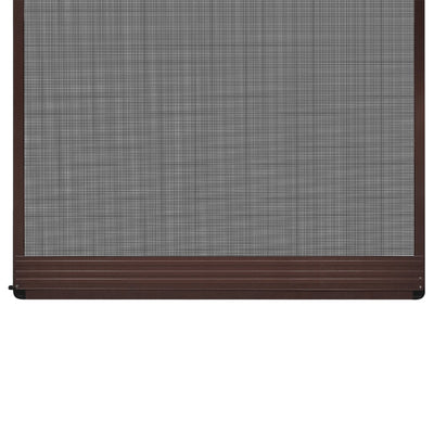 Brown Hinged Insect Screen for Doors 100 x 215 cm