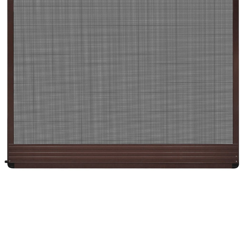 Brown Hinged Insect Screen for Doors 100 x 215 cm