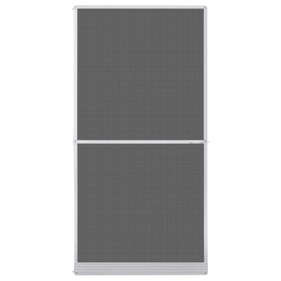White Hinged Insect Screen for Doors 100 x 215 cm