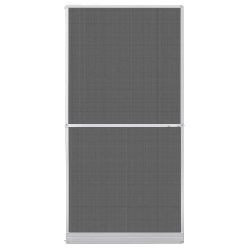 White Hinged Insect Screen for Doors 100 x 215 cm