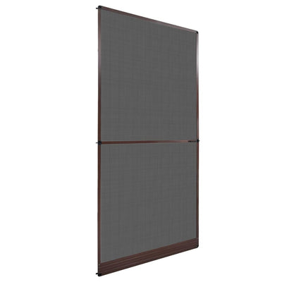 Brown Hinged Insect Screen for Doors 100 x 215 cm