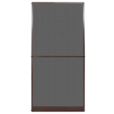 Brown Hinged Insect Screen for Doors 100 x 215 cm