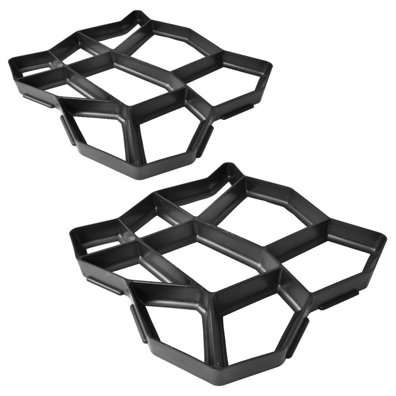 vidaXL Pavement Mold for the Garden 42 x 42 x 4 cm Set 2 pcs