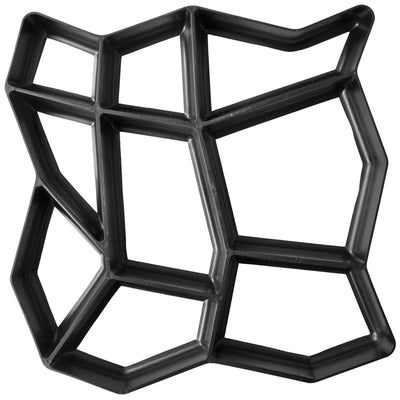 vidaXL Pavement Mold for the Garden 42 x 42 x 4 cm Set 2 pcs