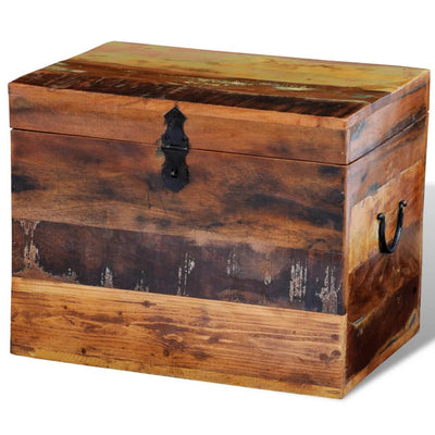 vidaXL Reclaimed Storage Box Solid Wood