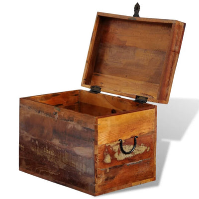 vidaXL Reclaimed Storage Box Solid Wood