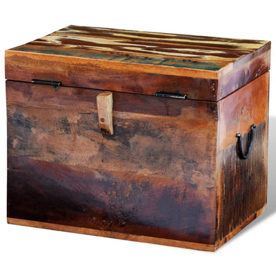 vidaXL Reclaimed Storage Box Solid Wood