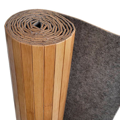 vidaXL Room Divider Bamboo Grey 250x165 cm