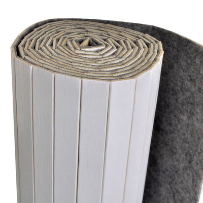 vidaXL Room Divider Bamboo Grey 250x165 cm