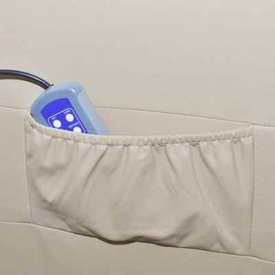 vidaXL Massage Chair Cream Faux Leather