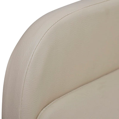 vidaXL Massage Chair Cream Faux Leather