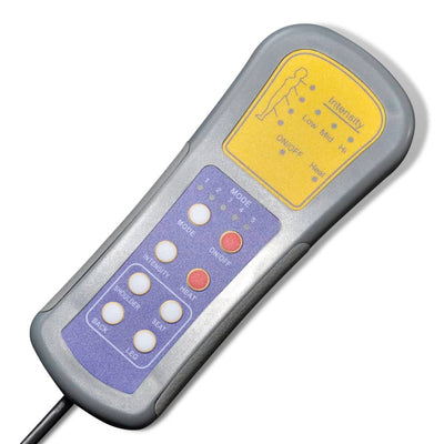 vidaXL Massage Chair Black Faux Leather