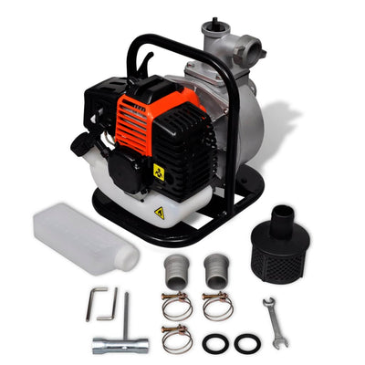 vidaXL Petrol Powered Water Pump 2 Stroke 1.25 kW 1.3 L