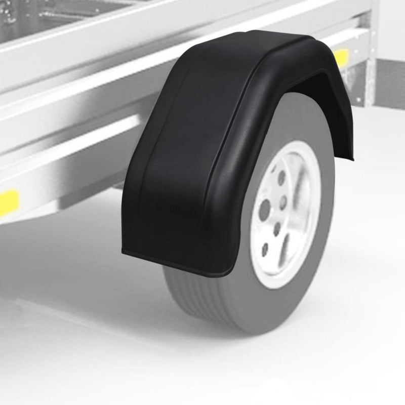 vidaXL 2x Mudguard for Trailer Wheels 220 x 760 mm
