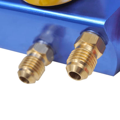 vidaXL 4-way Manifold Gauge Set for Air Conditioning