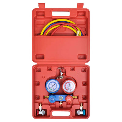 vidaXL 2-way Manifold Gauge Set in Tool Kit