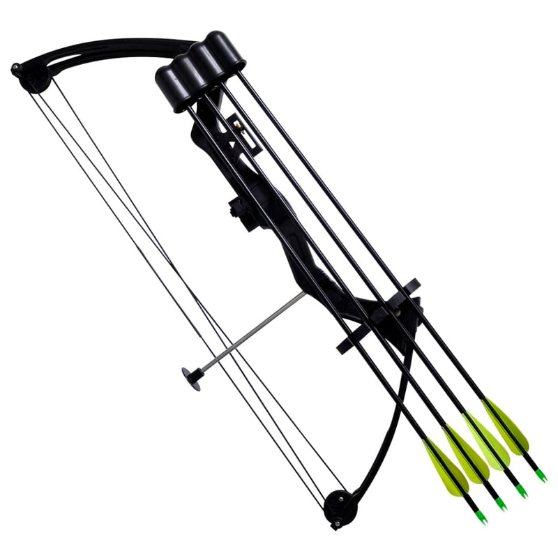 vidaXL Youth Compound Bow with Accessories and Aluminium Arrows