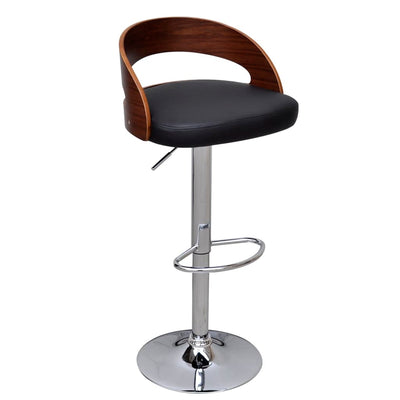 vidaXL Bar Stools 2 pcs Bent Wood