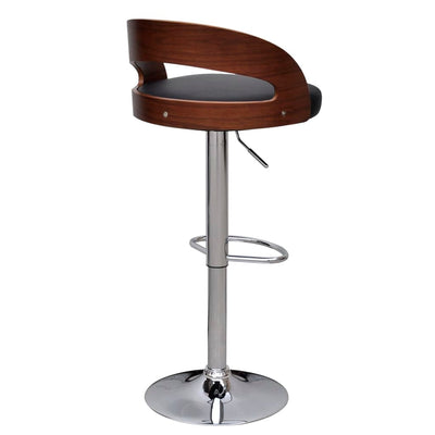 vidaXL Bar Stools 2 pcs Bent Wood