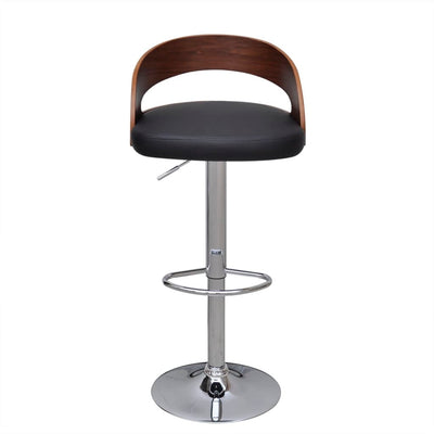 vidaXL Bar Stools 2 pcs Bent Wood