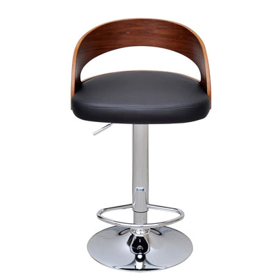 vidaXL Bar Stools 2 pcs Bent Wood