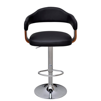 vidaXL Bar Stools 2 pcs Bent Wood