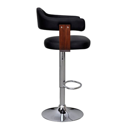 vidaXL Bar Stools 2 pcs Bent Wood