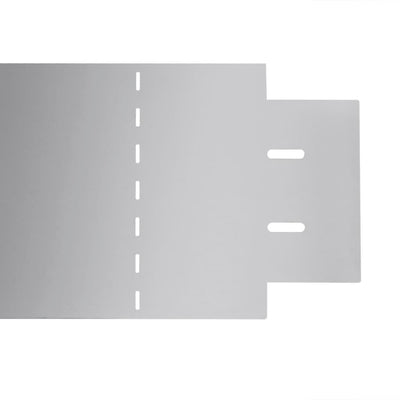 vidaXL Set of 15 Flexible Lawn Fence Galvanised Steel 100 x 14 cm