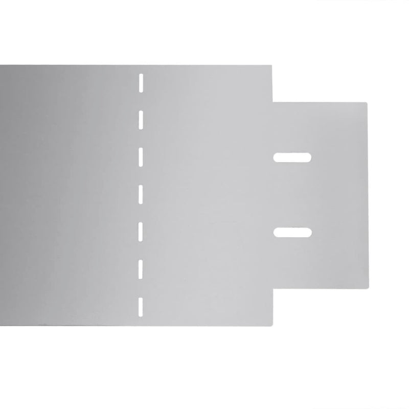 vidaXL Set of 15 Flexible Lawn Fence Galvanised Steel 100 x 14 cm