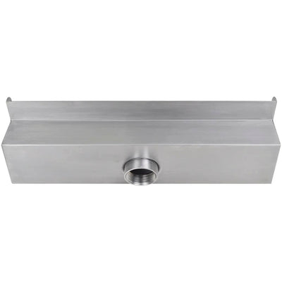 Rectangular Waterfall Pool Fountain Stainless Steel 30 cm