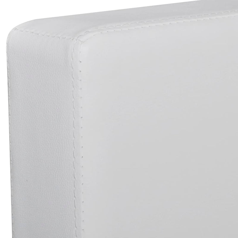 vidaXL Sectional Sofa 3-Seater Artificial Leather Black