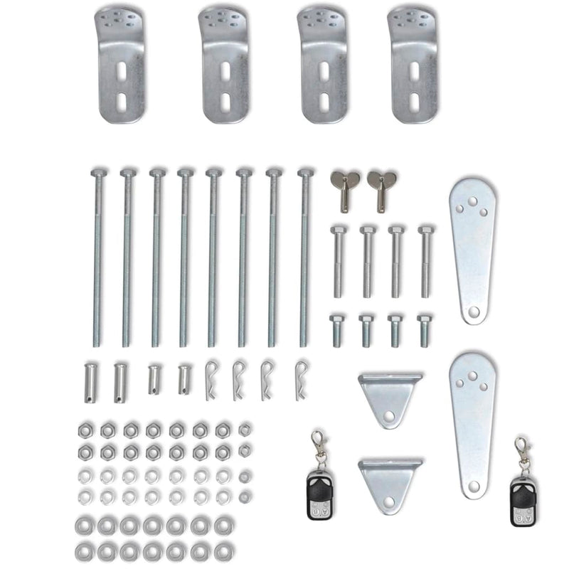 vidaXL Swing Gate Opener Set 50 W 200 kg