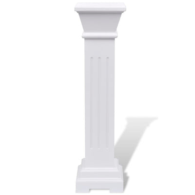 vidaXL Classic Square Pillar Plant Stand MDF
