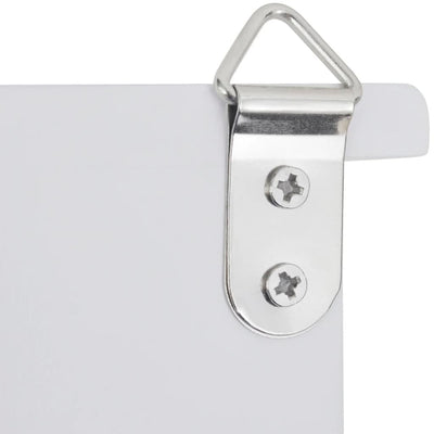 vidaXL Wall Shelf Set for Keys and Jewelery with Mirror and Hooks