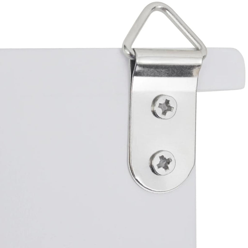 vidaXL Wall Shelf Set for Keys and Jewelery with Mirror and Hooks