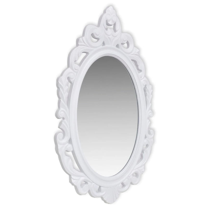 vidaXL Wall Shelf Set for Keys and Jewelery with Mirror and Hooks