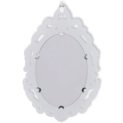 vidaXL Wall Shelf Set for Keys and Jewelery with Mirror and Hooks