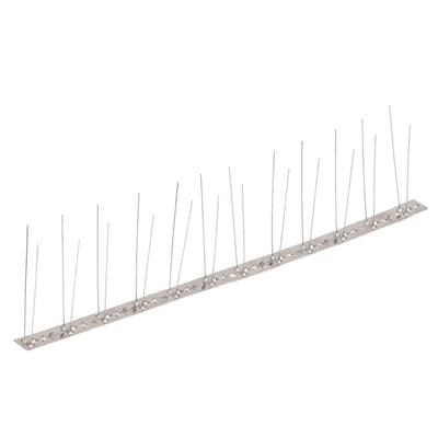 vidaXL 2-row Stainless Steel Bird & Pigeon Spikes Set of 6 3 m