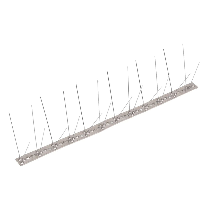 vidaXL 2-row Stainless Steel Bird & Pigeon Spikes Set of 6 3 m