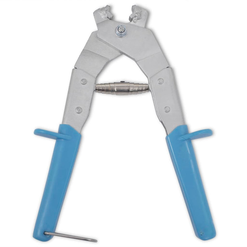 vidaXL Razor Wire Accessory Set with Clip Applicator Gauntlets 200 Clips