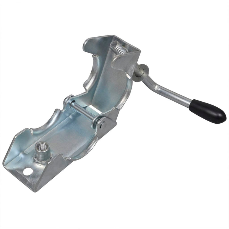 vidaXL 48 mm Jockey Wheel with 2 Support Tubes & 3 Split Clamps