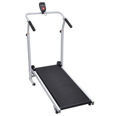 vidaXL Mini Treadmill Folding 93 x 36 cm Black